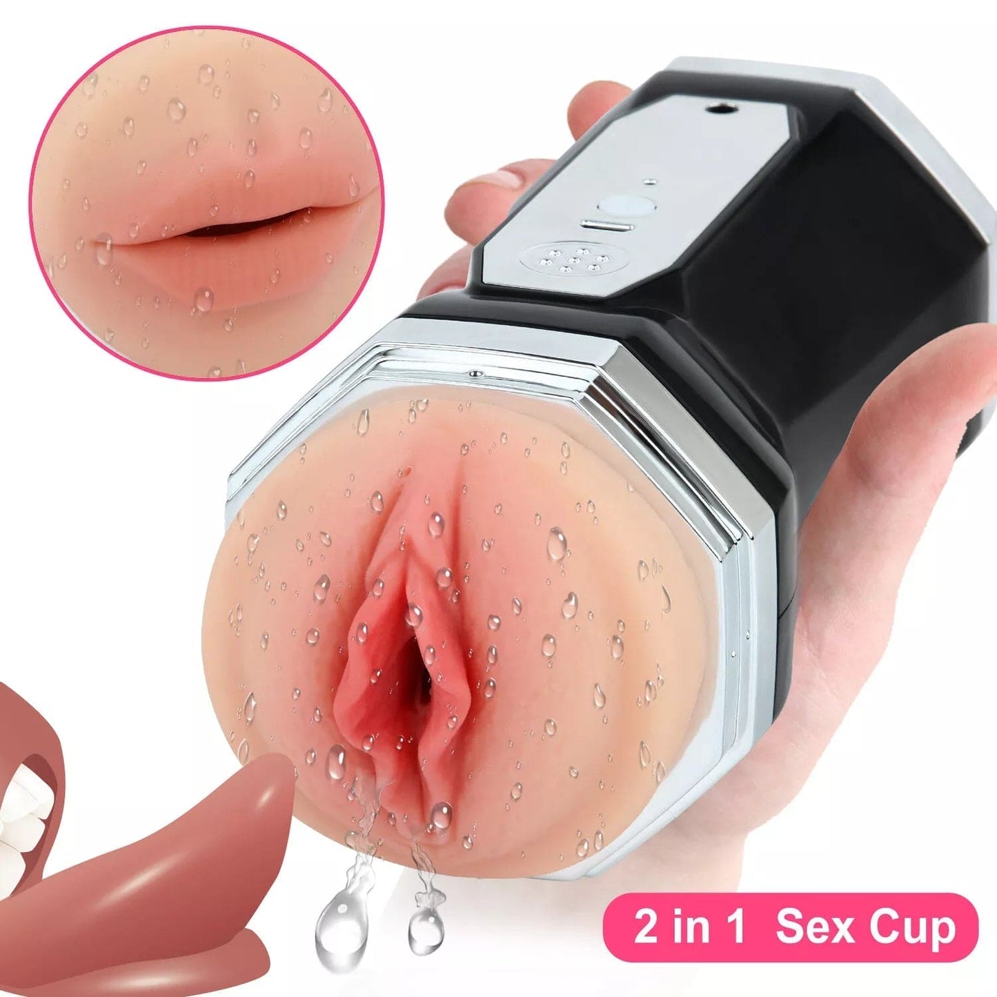 Automatic Handsfree Male Masturbator Cup Stroker Pocket Pussy for Men Sex Toy