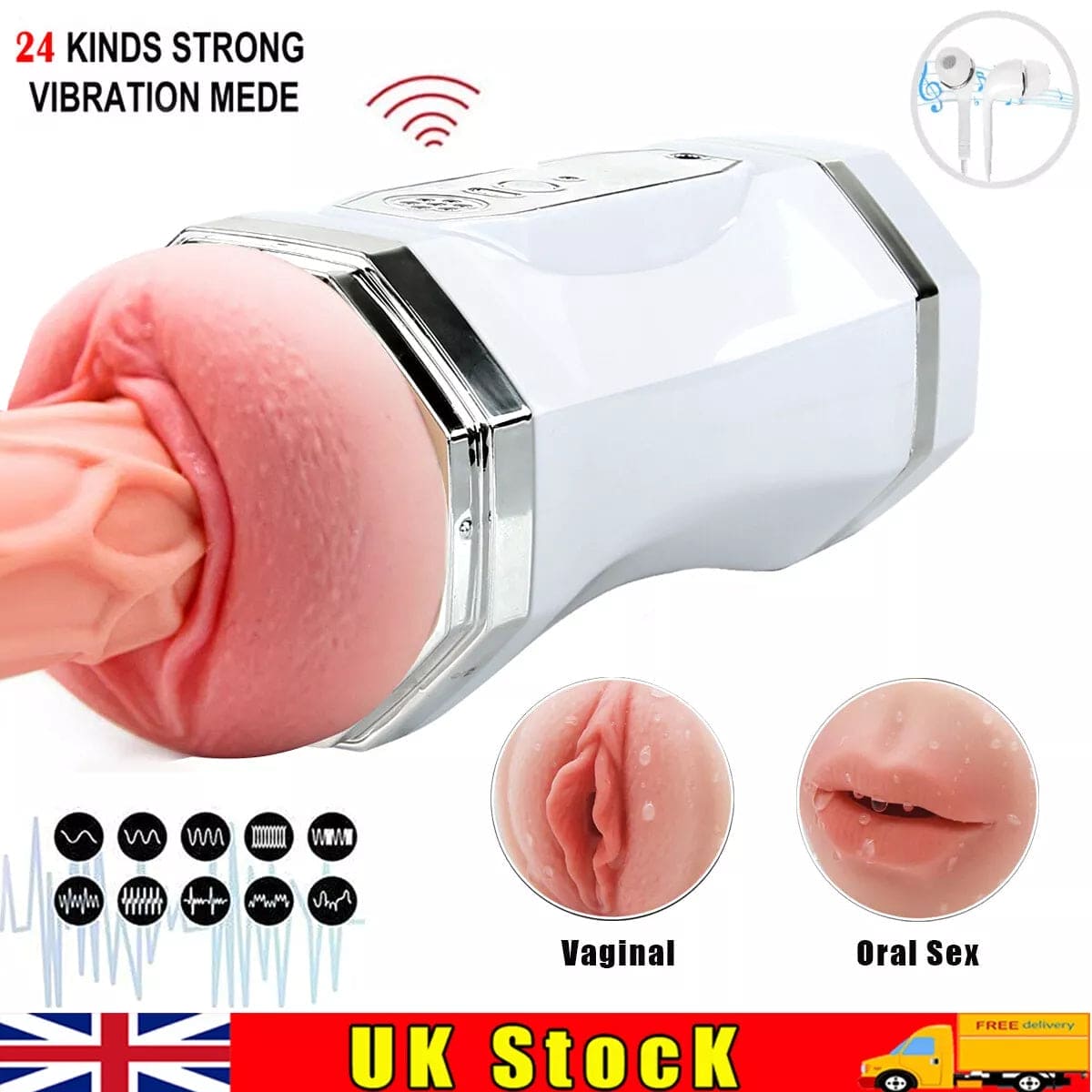 Automatic Handsfree Male Masturbator Cup Stroker Pocket Pussy for Men Sex Toy