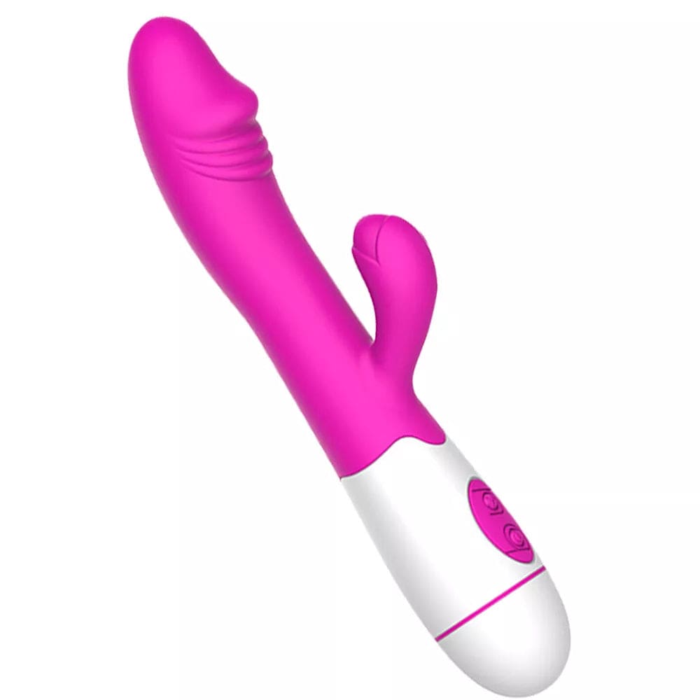 Rabbit Vibrator G-spot Dildo Vibe Waterproof Massager Sex Toy for Women Female