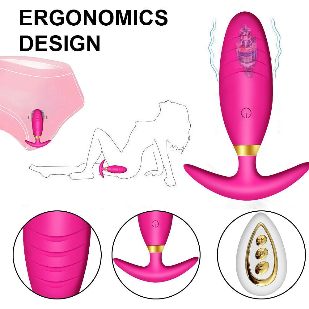 Anal Plug Vibrator Vagina Clitoral Stimulator Adults Sex Toys for Women Female - Yourlovelychoices