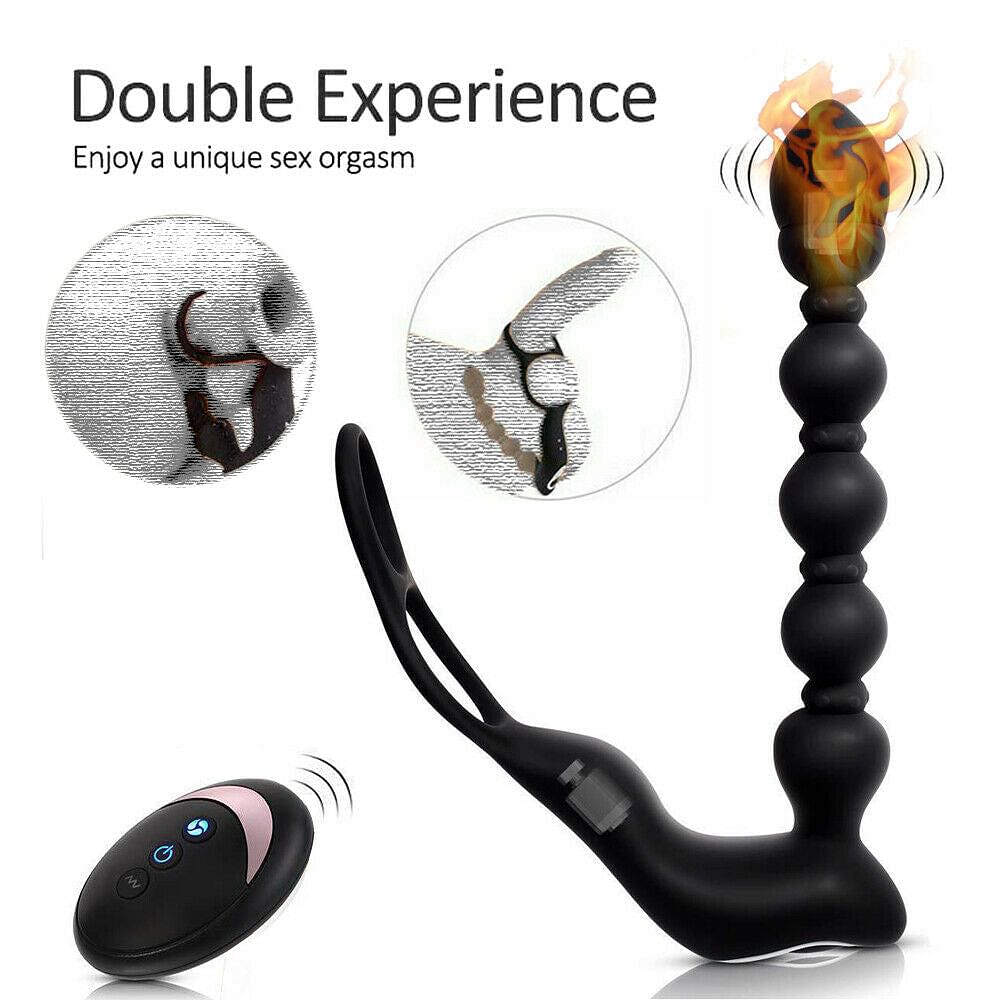 Vibrating Prostate Massager 10 Speed Anal Beads Dildo Vibrator Adults Sex Toys - Yourlovelychoices