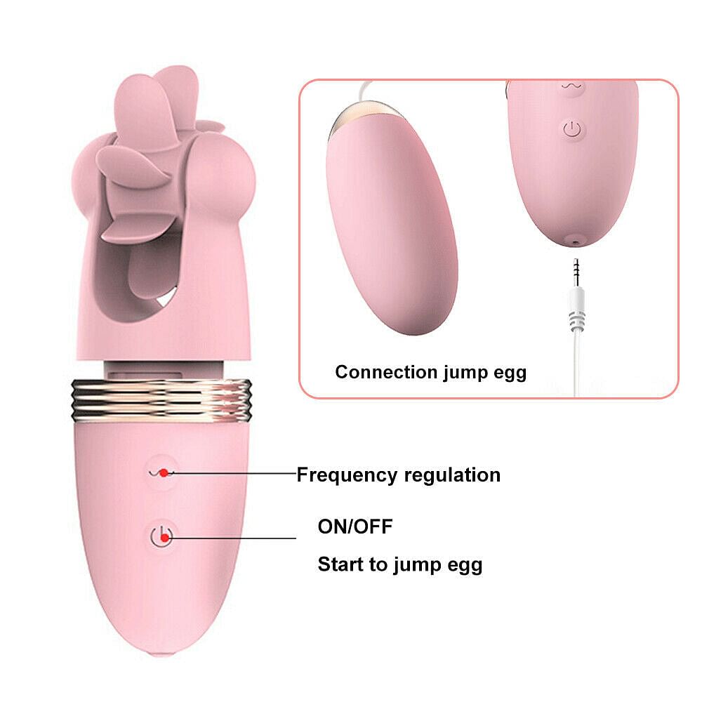 3 in 1 Vibrating Masturbator Sucking Sex Toys Licking Tongue Clitoris Stimulator - Yourlovelychoices