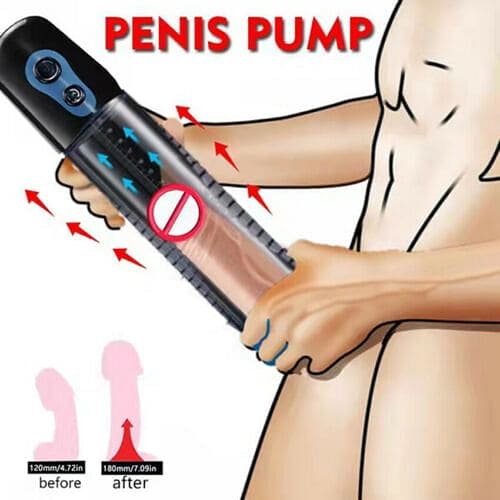 Automatic Male Penis Cock Enlarger Pump Vacuum Exercise Suction Men Sex Toys - Yourlovelychoices