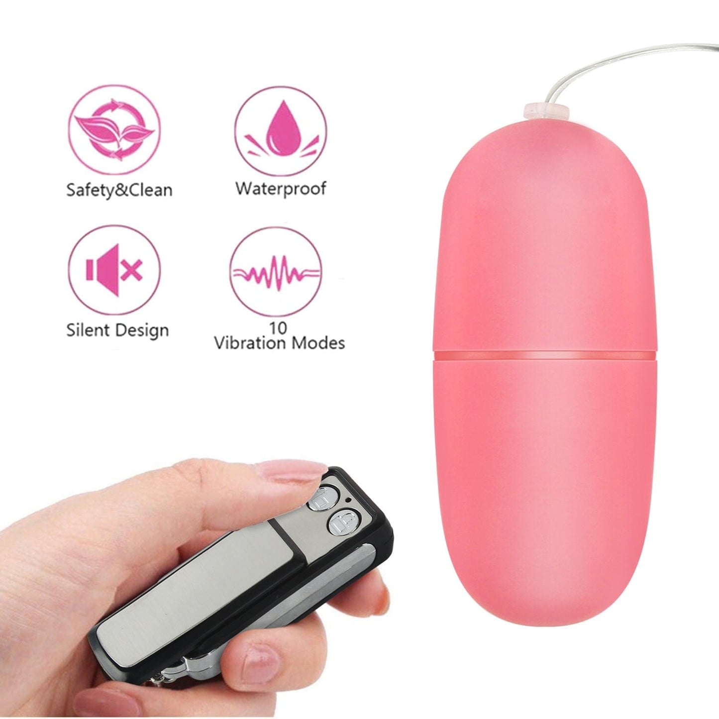 Vibrating Egg Panty Vibrator Wireless Remote Control Clit Stimulator Invisible - secretera