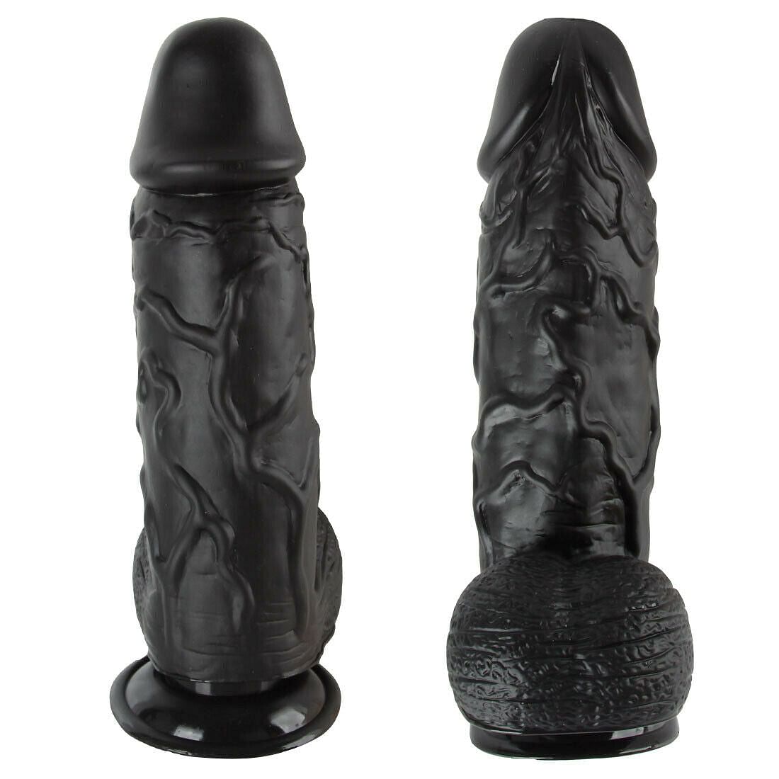 10" Big Fatty Realistic Dildo Wide Penis Suction Cup Flesh No Vibrate 25cm DICK - Yourlovelychoices