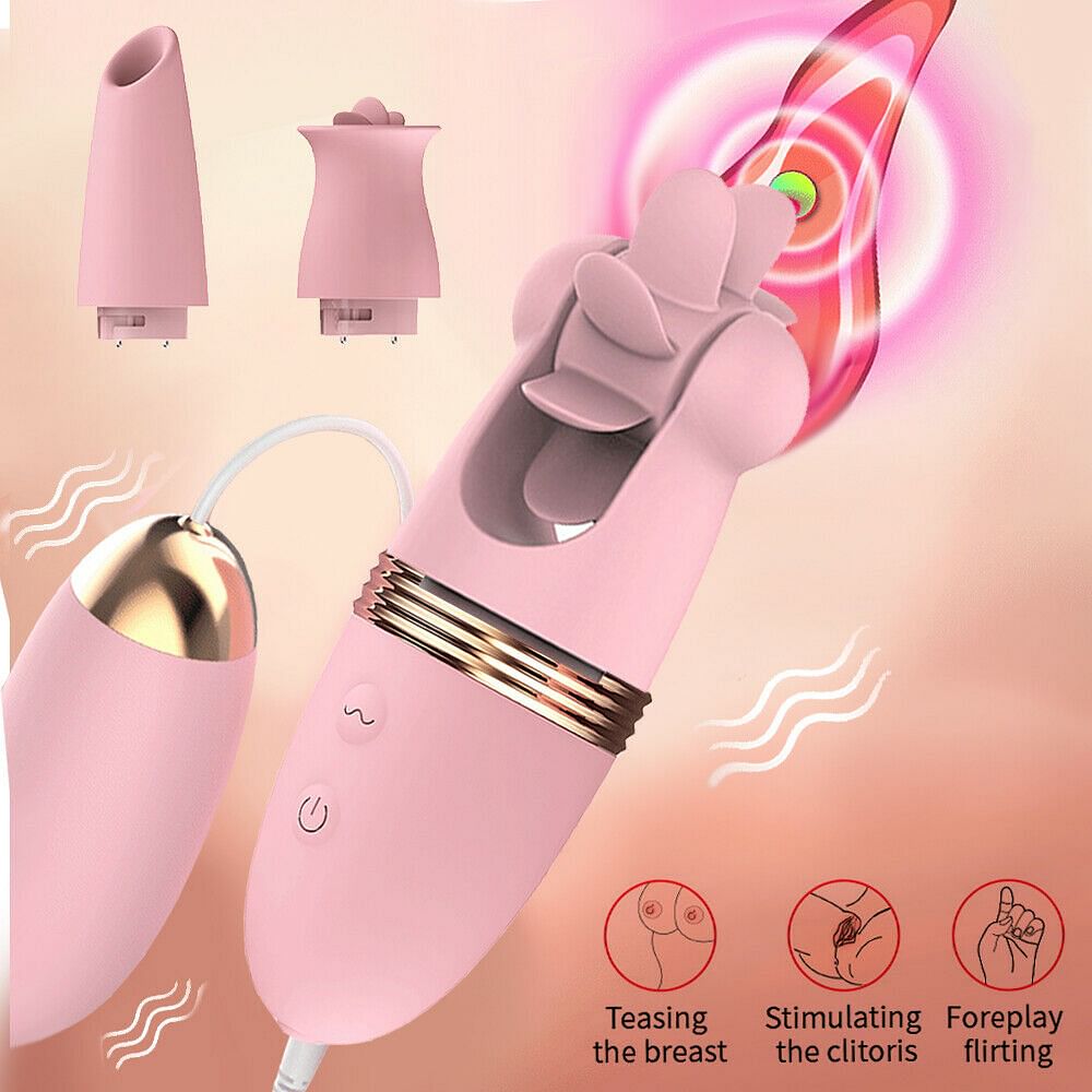 3 in 1 Vibrating Masturbator Sucking Sex Toys Licking Tongue Clitoris Stimulator - Yourlovelychoices