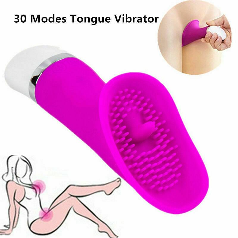 Tongue Vibrator Masturbator Clitoris Oral Vagina Licking Dildo 30 Mode Sex Toys - Yourlovelychoices