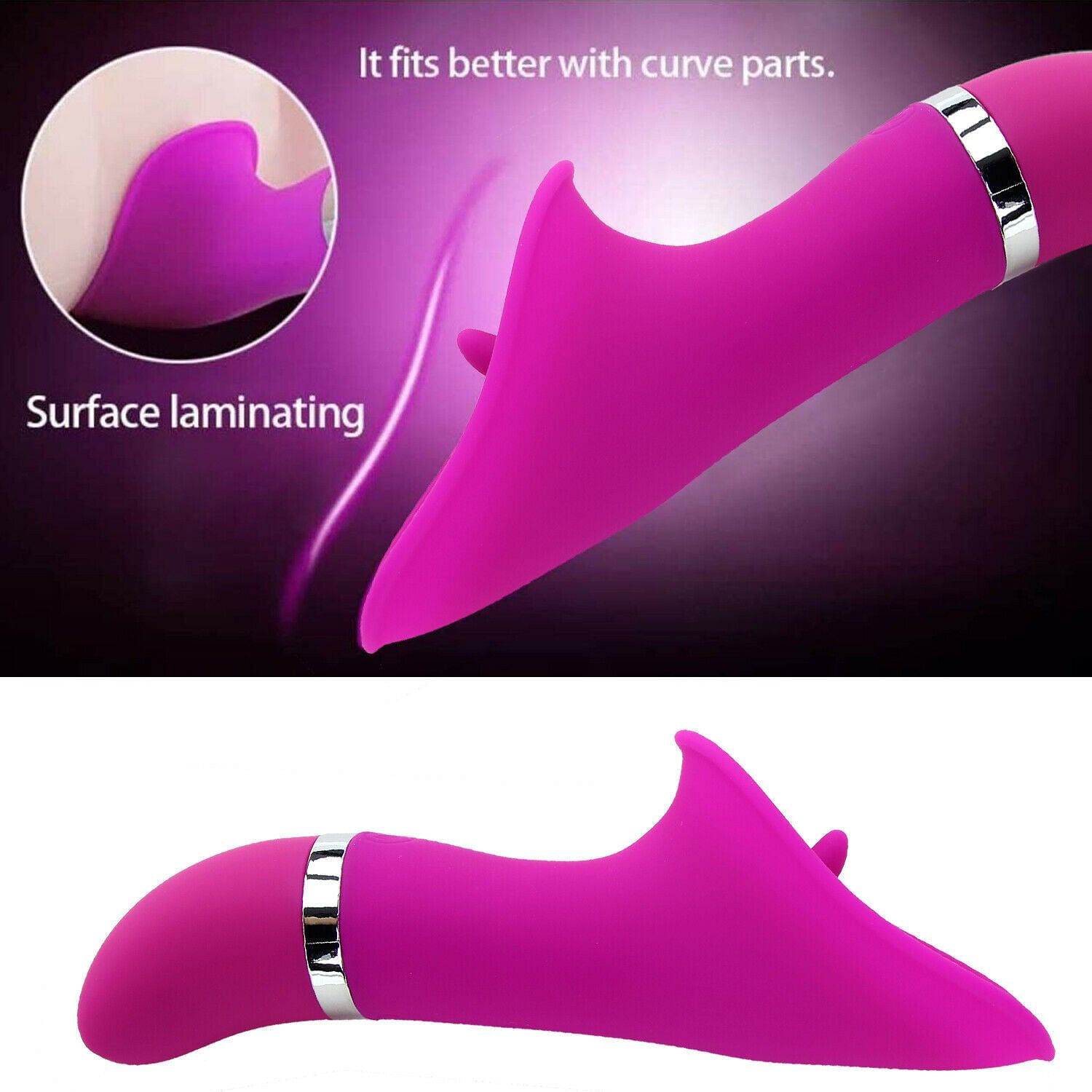 Tongue Vibrator Masturbator Clitoris Oral Vagina Licking Dildo 30 Mode Sex Toys - Yourlovelychoices