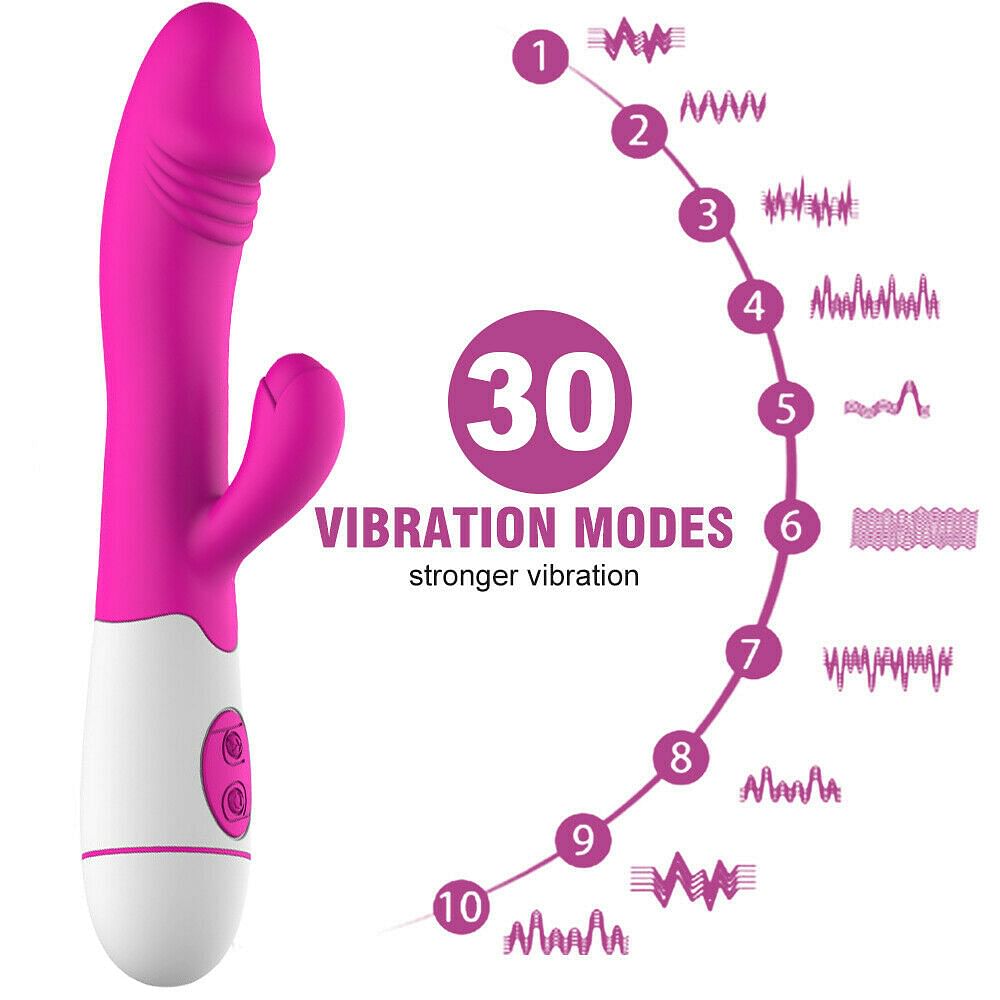 30 Speeds Vibrator Dildo G-Spot Clitoral Stimulator Orgasm Sex Toys for Women - Yourlovelychoices