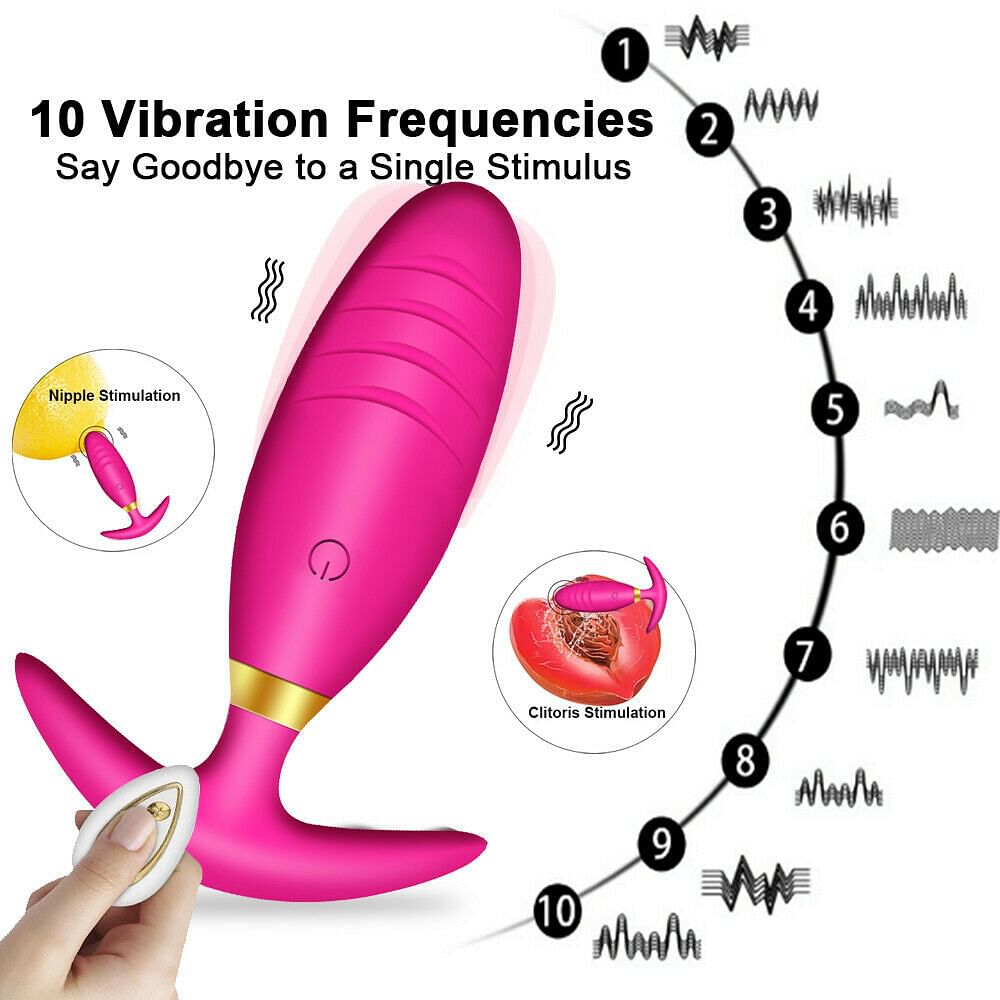 Anal Plug Vibrator Vagina Clitoral Stimulator Adults Sex Toys for Women Female - Yourlovelychoices