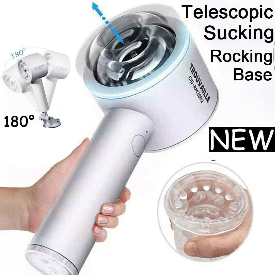 Automatic HandsFree Male Masturbaters Telescopic Cup Stroker Sex Toys For Men - secretera