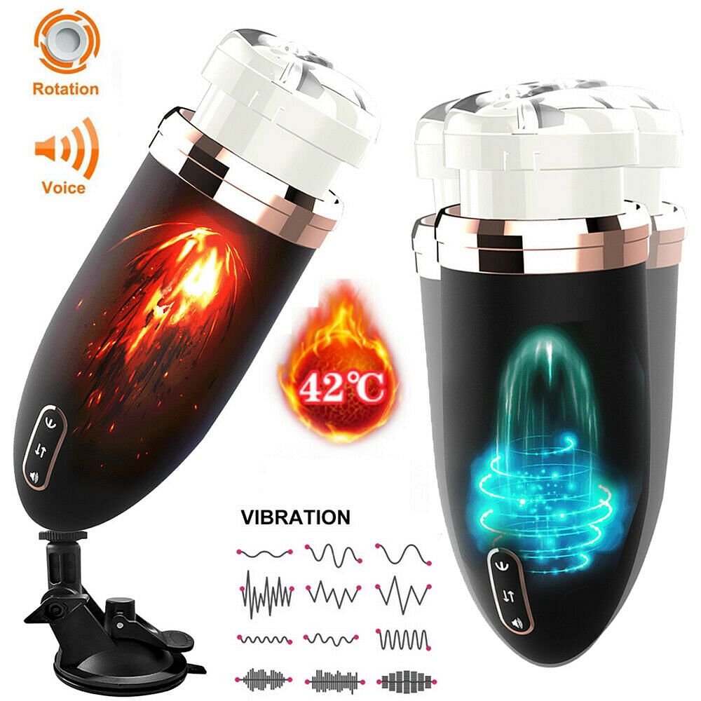 Strong Sucking Vibrating Male Masturbator Cup Stroker Heating Sex Toys For Men - Yourlovelychoices