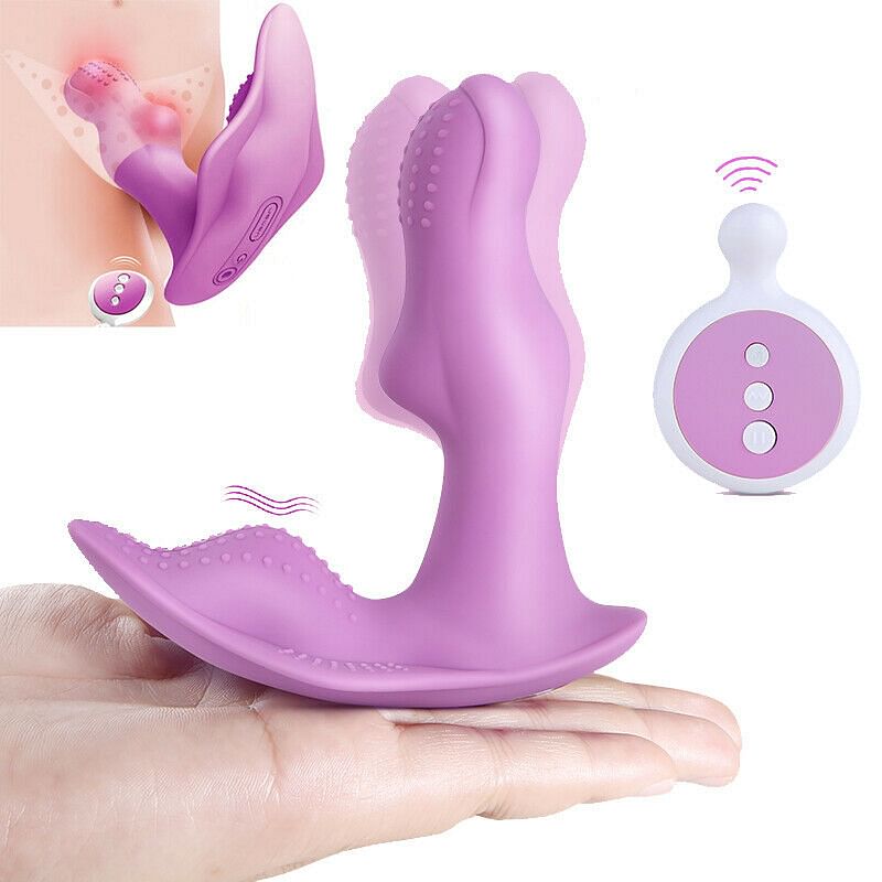 Wearable Wireless Remote Control Vibrator Dildo Butterfly Rechargeable Massager - Yourlovelychoices