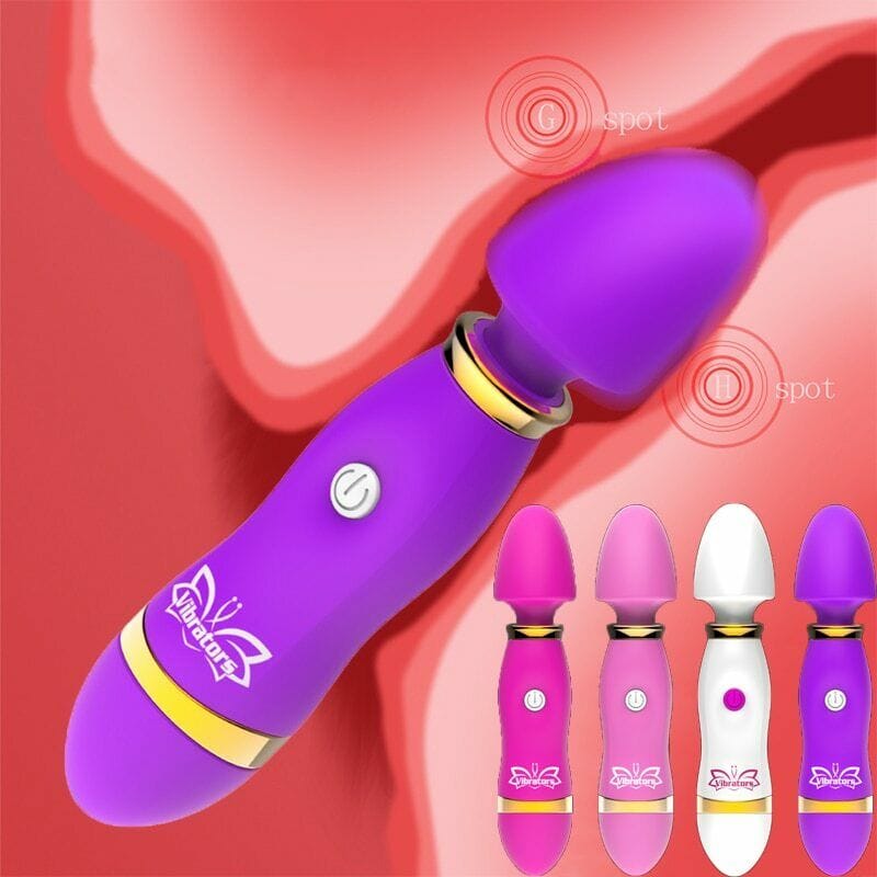 Vibrating Dildo Bullet Anal Plug Beads Clitoris AV Massager Wand Female Sex Toys - secretera