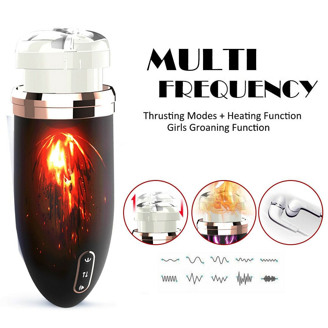 Strong Sucking Vibrating Male Masturbator Cup Stroker Heating Sex Toys For Men - Yourlovelychoices