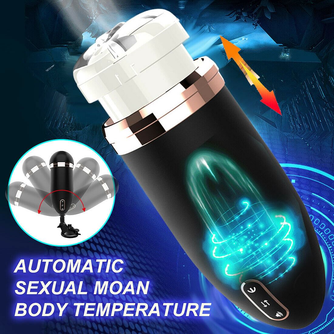 Strong Sucking Vibrating Male Masturbator Cup Stroker Heating Sex Toys For Men - Yourlovelychoices