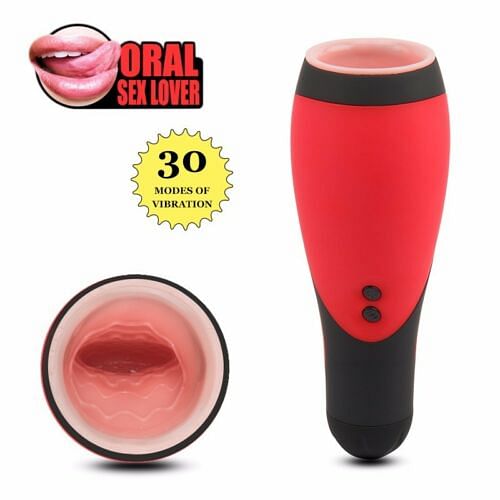 30 Mode Vibrating Blowjob Male Masturbator Oral Sucking Sex Toy Vibrator For Men - yourlovelychoices