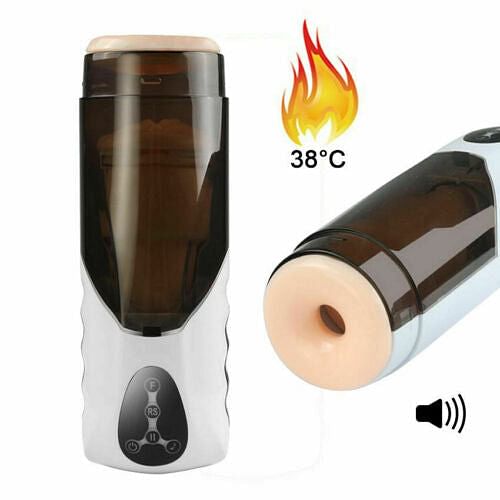 Male Masturbator Automatic Heating up and down Vibration Men Masturbation Cup Sex Toys - yourlovelychoices