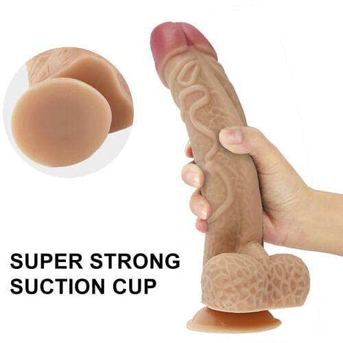 9/11/12 Inch Big Dildo Sex Toy Realistic Penis Suction Real Feel Female masturbation - yourlovelychoices