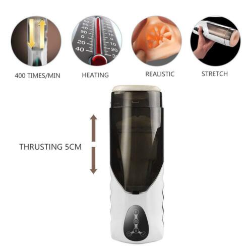 Male Masturbator Automatic Heating up and down Vibration Men Masturbation Cup Sex Toys - yourlovelychoices