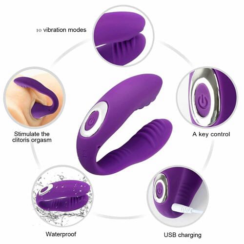 Masturbation Vibrator Adult Sex Toys Couples Vibrating G-spot Massager - yourlovelychoices