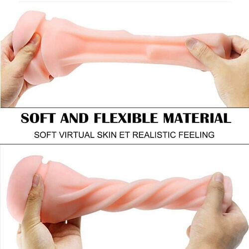 Male Sex Toy Masturbation Cup Silicone Vibrating Vagina Pussy - yourlovelychoices