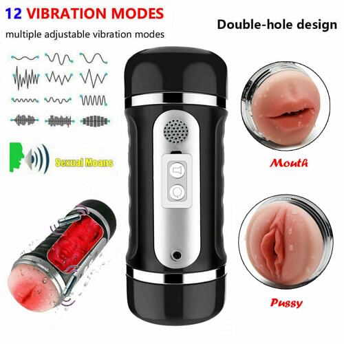 Electric Male Masturbators Multi Speed Realistic 4D Vaginal Pussy Men Sex Toys - yourlovelychoices