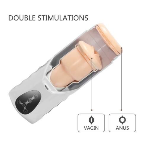 Male Masturbator Automatic Heating up and down Vibration Men Masturbation Cup Sex Toys - yourlovelychoices