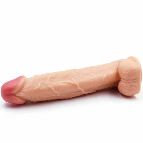 9/11/12 Inch Big Dildo Sex Toy Realistic Penis Suction Real Feel Female masturbation - yourlovelychoices