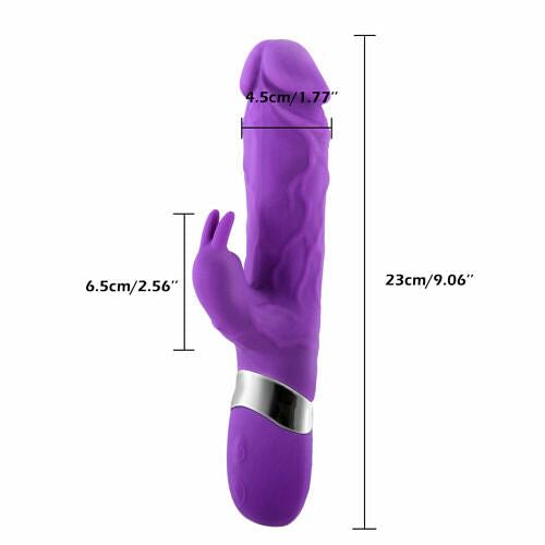 Vibrator Sex Toys Thrusting Powerful G Point Skin Friendly Rampant Rabbit Rechargeable - yourlovelychoices