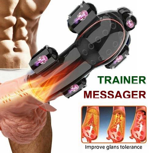 Penis Massager - Penis Trainer - Male Vibrating Masturbator Glans Vibrator Sex Toys - Penis Extender - yourlovelychoices