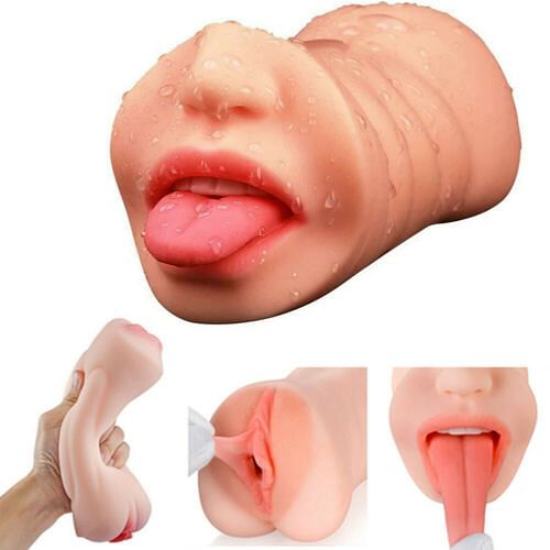 Male Masturbator Cup Double Sided Pussy Vagina Blow Job Oral Sex Toys - yourlovelychoices