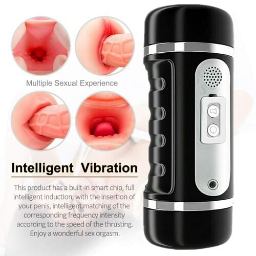 Electric Male Masturbators Multi Speed Realistic 4D Vaginal Pussy Men Sex Toys - yourlovelychoices