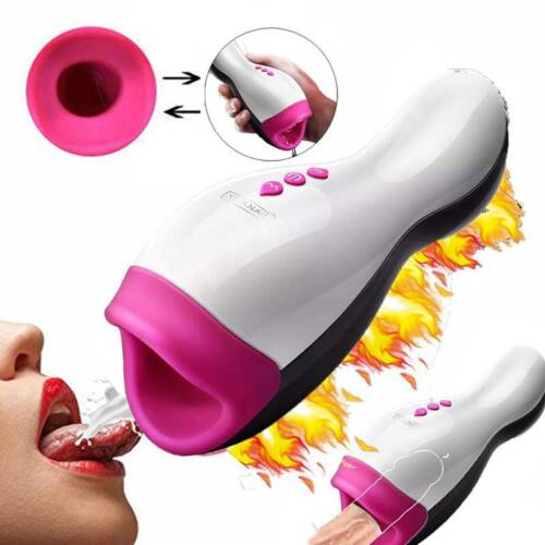 Heating Automatic Oral Vibrator Male Masturbator Pussy Masturbation Cup Sex Toys - yourlovelychoices